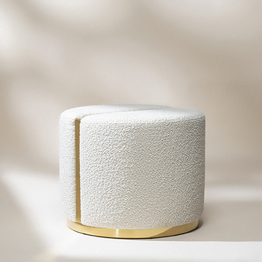 10 CILU stool d60cm natural